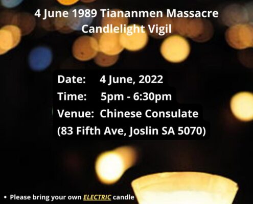 Tiananmen Massacre Candlelight Vigil